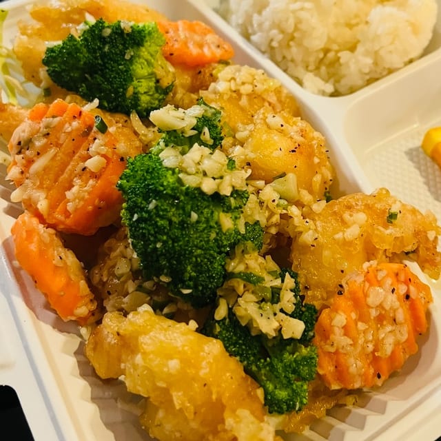 Prawns with Garlic Butter.
