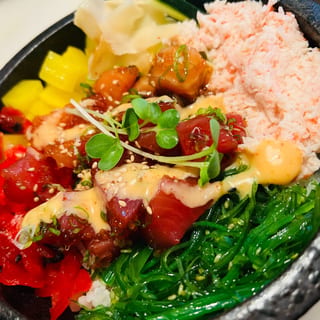 Rainbow Poke Bowl